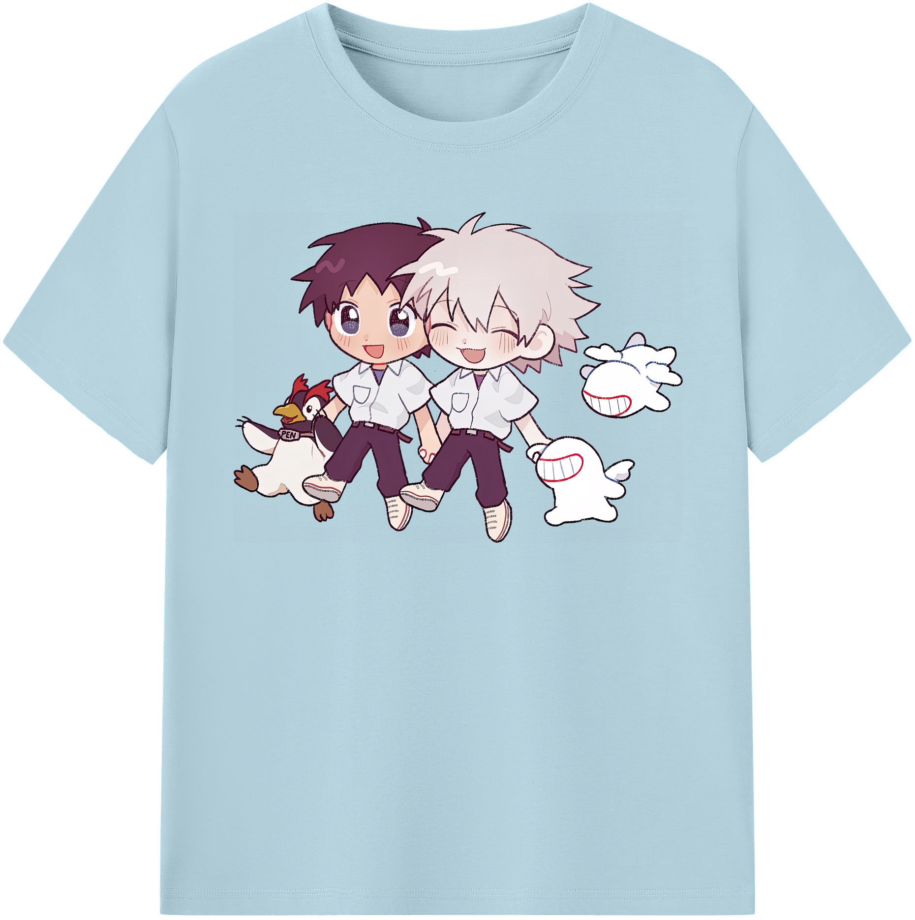 （画像用） EVA 新世紀エヴァンゲリオン 綿100％半袖Tシャツ（フロントプリント）